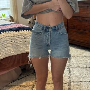 Abercrombie & Fitch Cutoff Denim Shorts